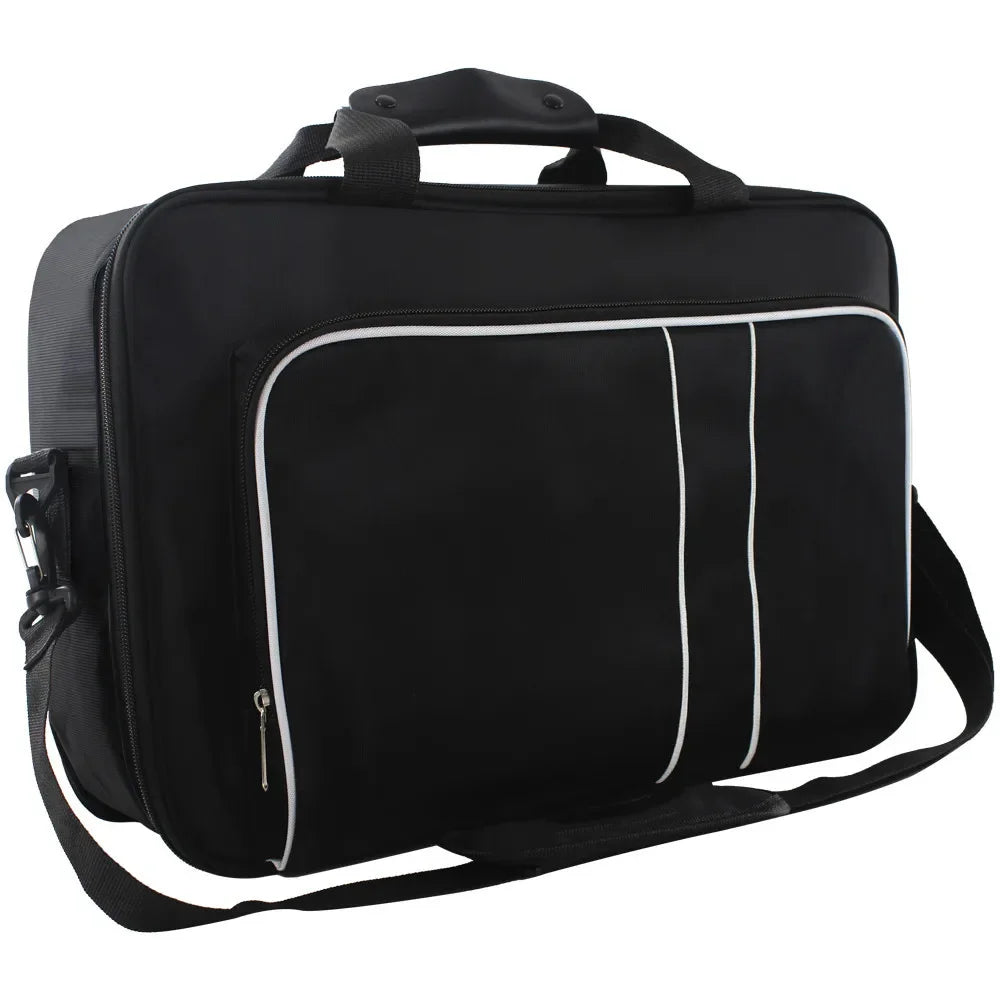 Estuche de viaje para consola de juegos PS5, funda protectora adecuada para la consola PS5 Edición Disc/Digital, controlador, tarjetas de juego y auriculares.