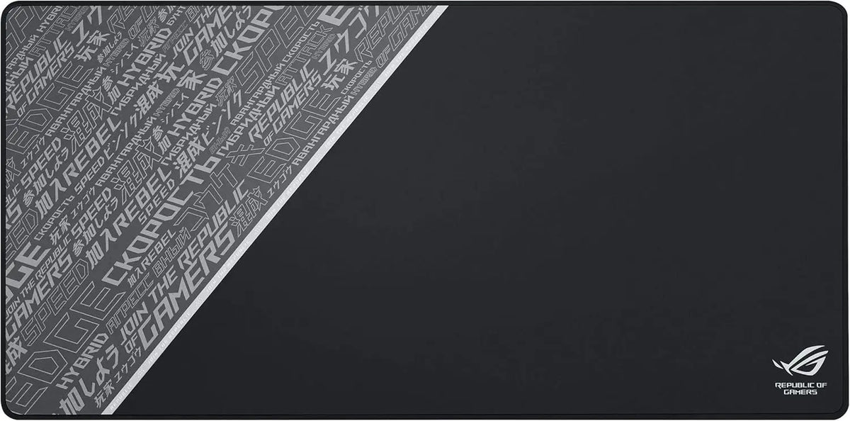 ASUS ROG Sheath BLK - Alfombrilla de Ratón para Videojuegos, Superficie Extra Grande, Ultra Suave para un Control Preciso del Ratón