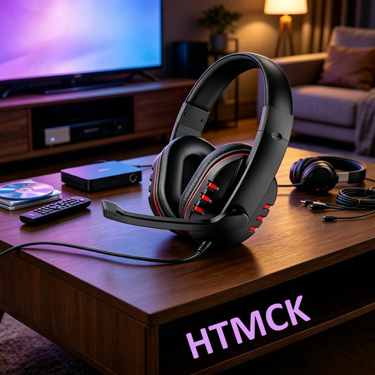 Auriculares con cable de 3.5mm para juegos, auriculares para PS4, PlayStation 4, PC, con micrófono.