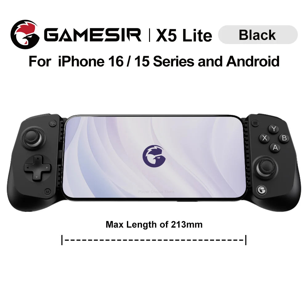 Mando Gaming Móvil GameSir X5 Lite – Compatible con iPhone y Android