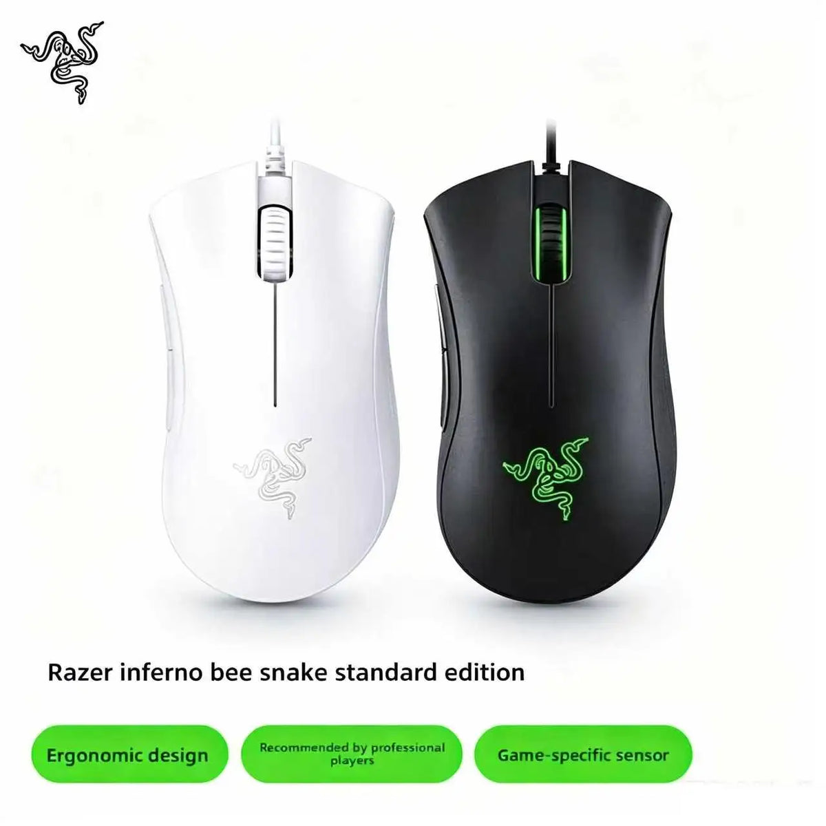 Ratón para Juegos RAZER Purgatory Viper Edición Estándar, USB, Ergonómico, para Juegos LOL