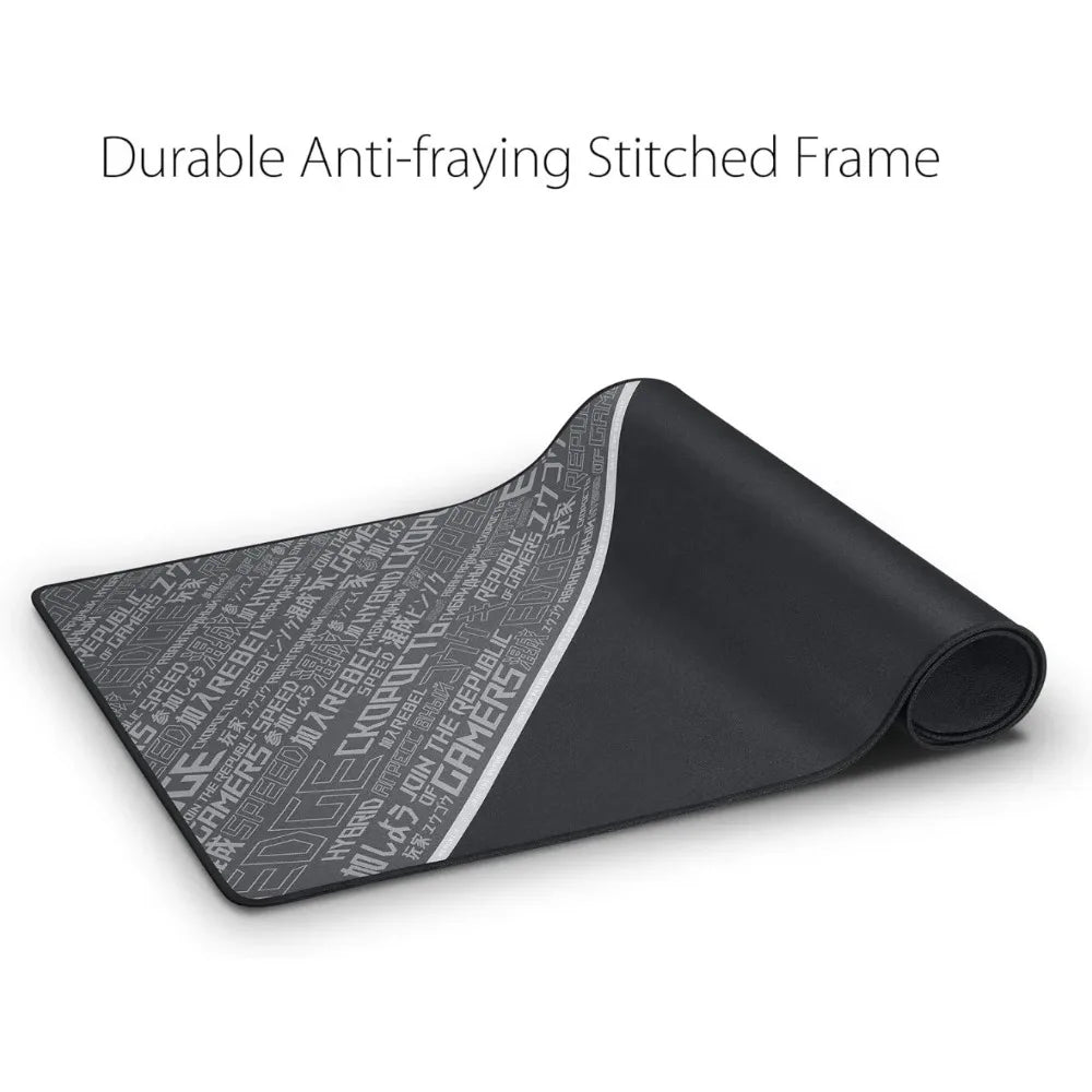 ASUS ROG Sheath BLK - Alfombrilla de Ratón para Videojuegos, Superficie Extra Grande, Ultra Suave para un Control Preciso del Ratón