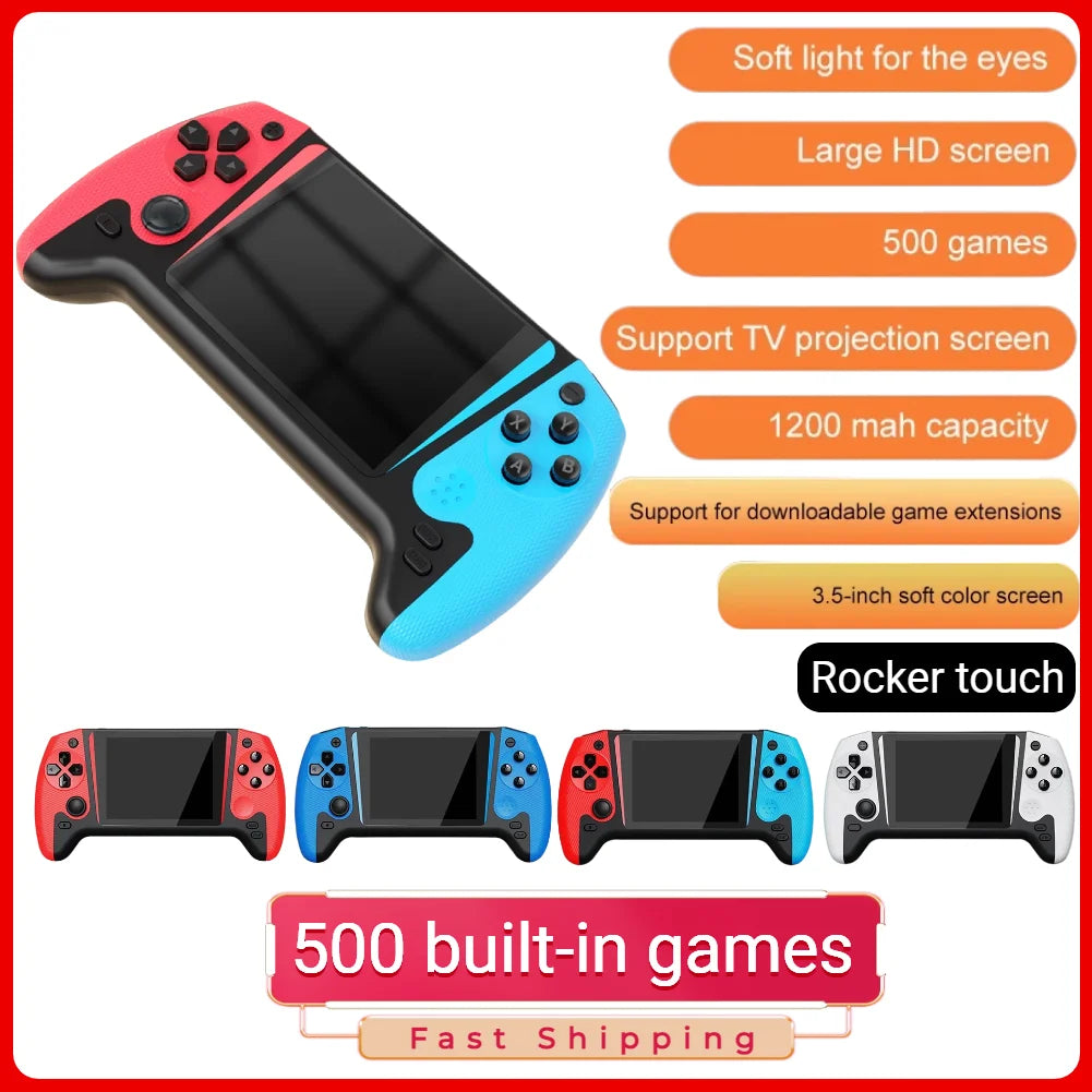 Consola Portátil Retro LCD 3,5" – 500 Juegos Clásicos