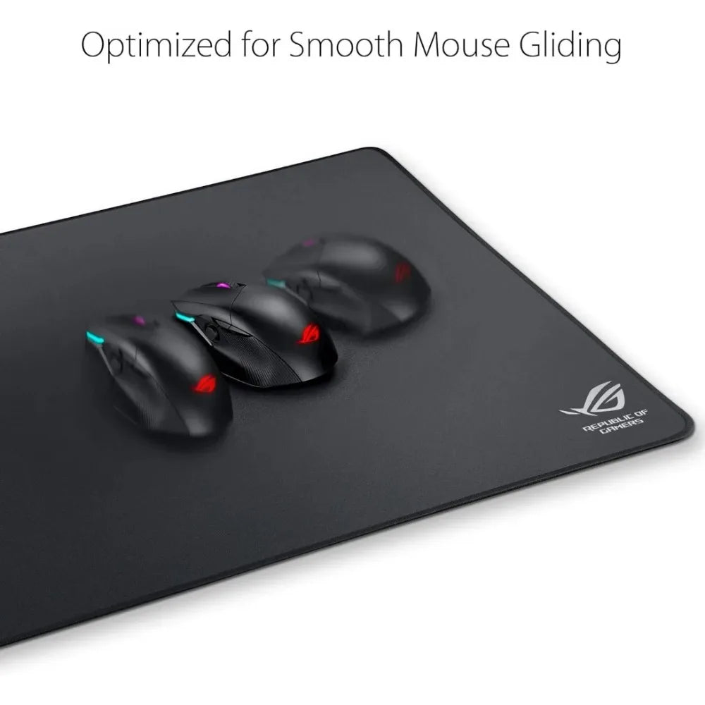 ASUS ROG Sheath BLK - Alfombrilla de Ratón para Videojuegos, Superficie Extra Grande, Ultra Suave para un Control Preciso del Ratón