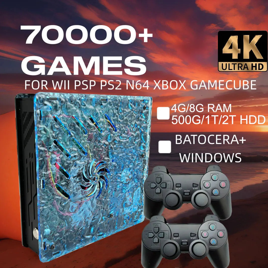 Consola Retro X10 – 70.000 Juegos, 60 Emuladores, 4K