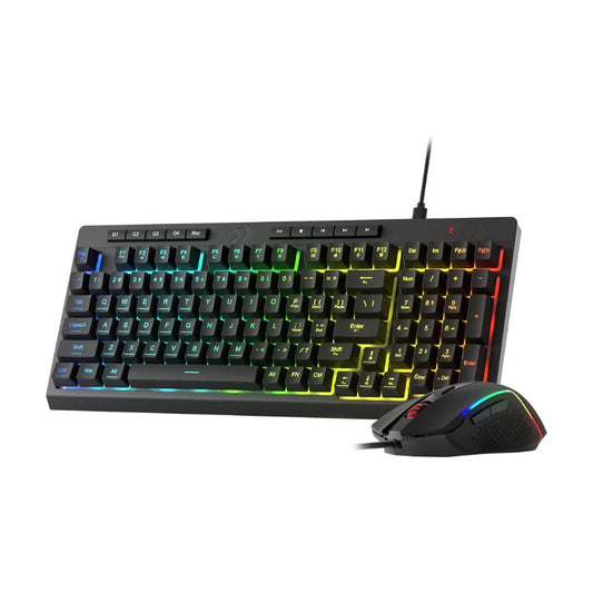 Combo de Teclado y Ratón para Juegos Redragon S141, Teclado RGB K515 con Cable, Ratón para Juegos M616 con Cable de 10000 DPI