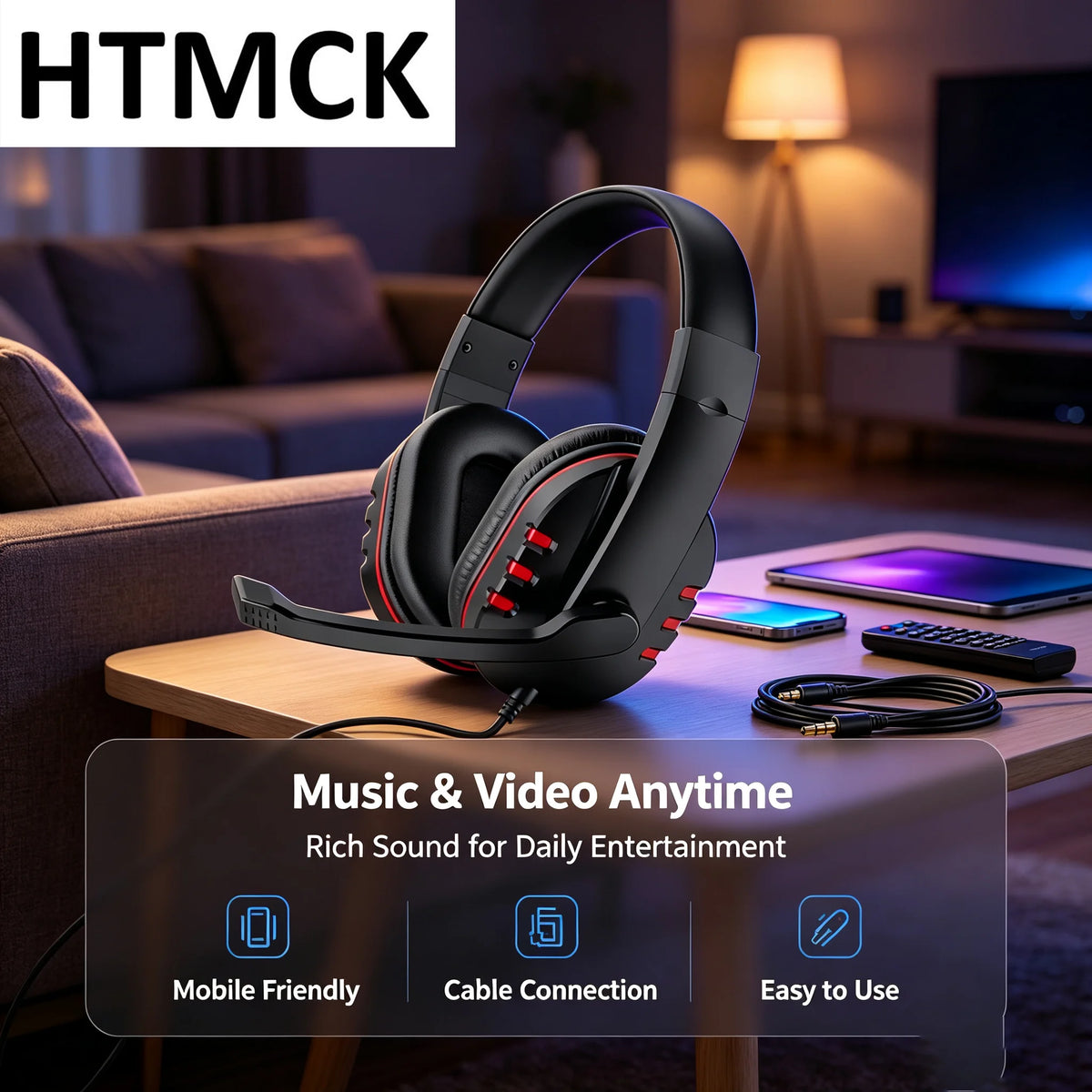 Auriculares con cable de 3.5mm para juegos, auriculares para PS4, PlayStation 4, PC, con micrófono.