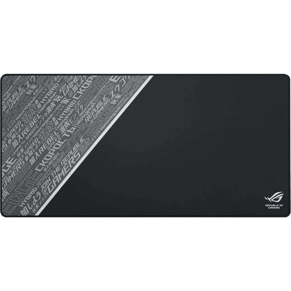 ASUS ROG Sheath BLK - Alfombrilla de Ratón para Videojuegos, Superficie Extra Grande, Ultra Suave para un Control Preciso del Ratón