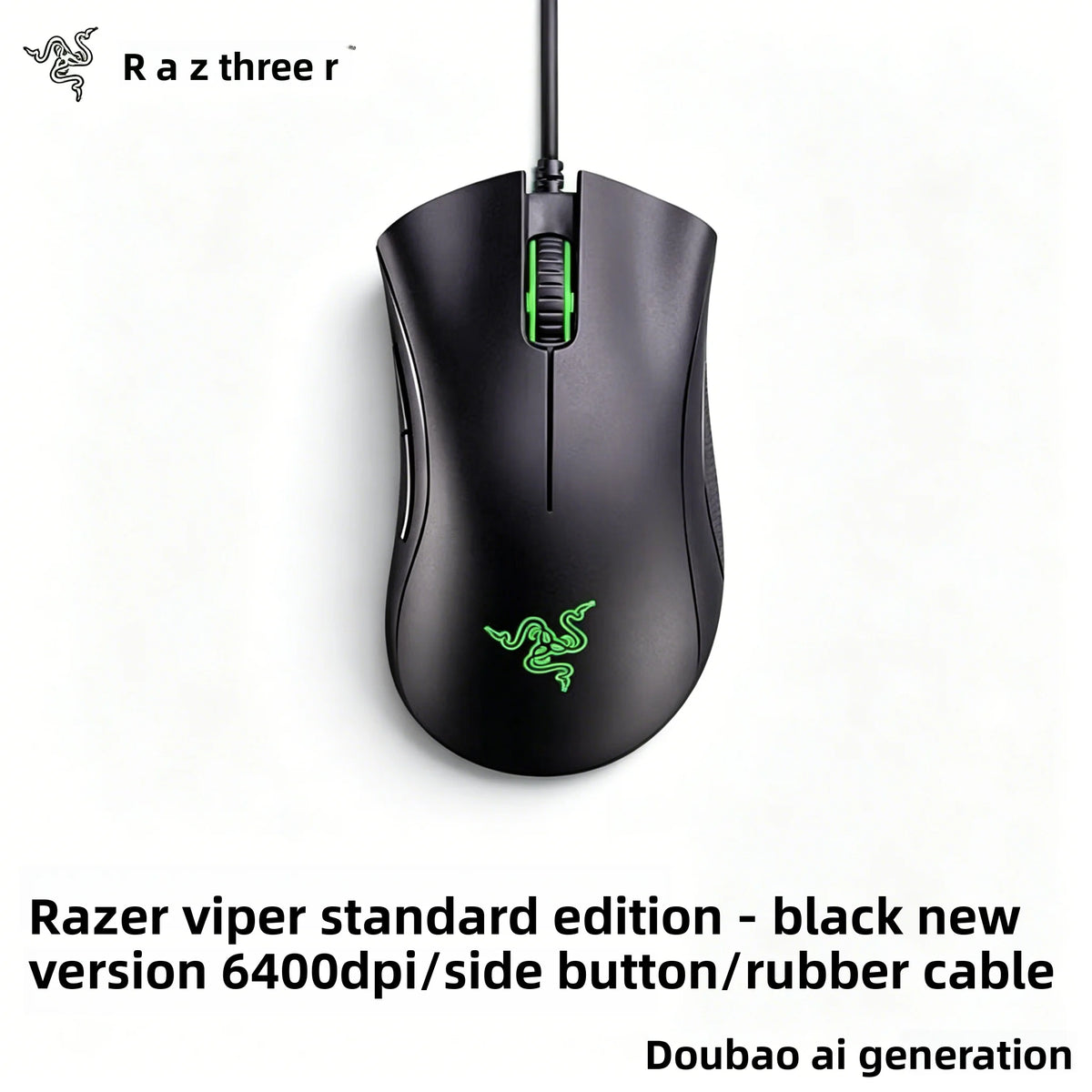 Ratón para Juegos RAZER Purgatory Viper Edición Estándar, USB, Ergonómico, para Juegos LOL