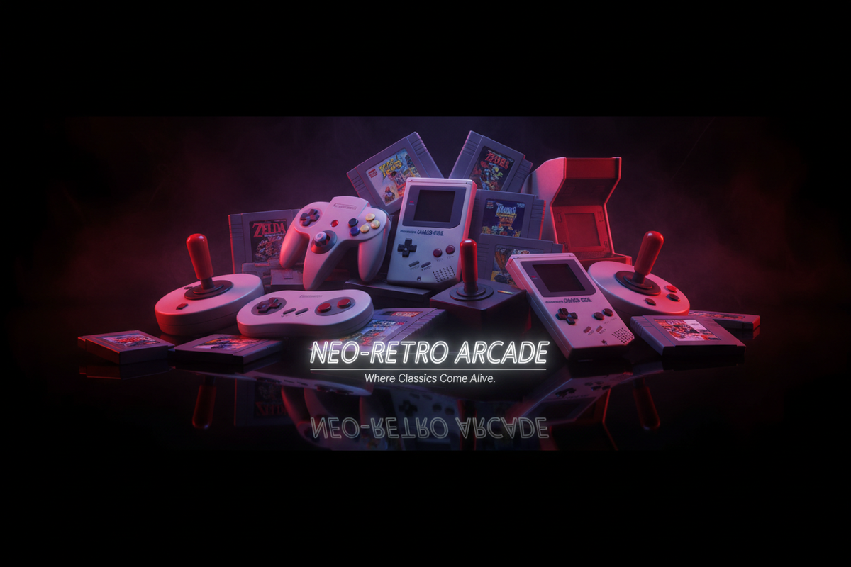 Banner retro gaming